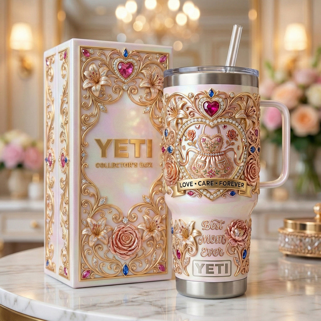 MOM 40oz Tumbler With Handle HTTT