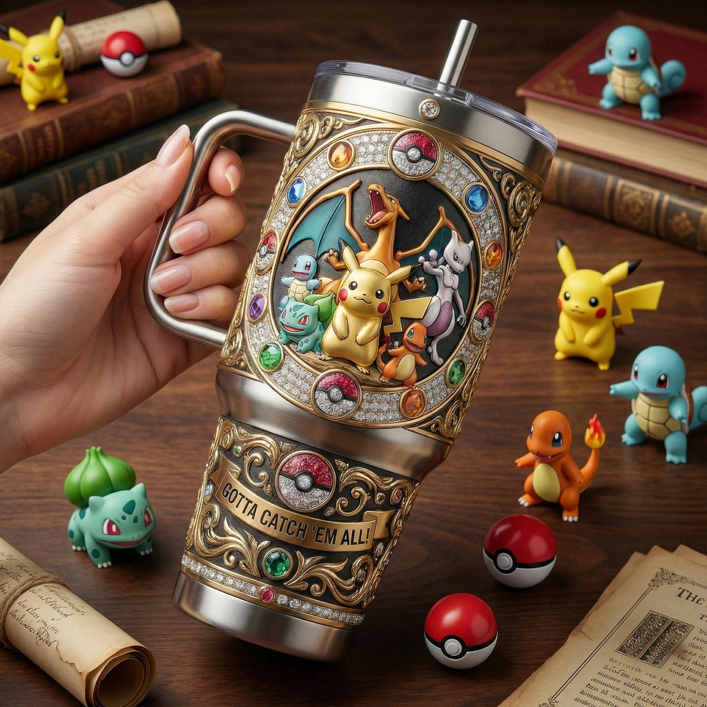 PKM 40oz Tumbler With Handle LNTH